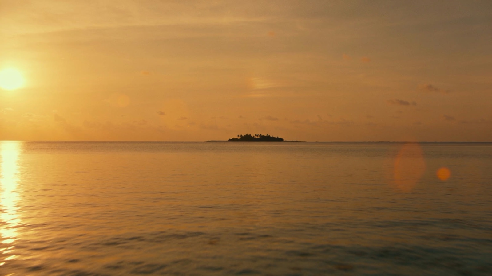 Solar energy over the Maldives ocean